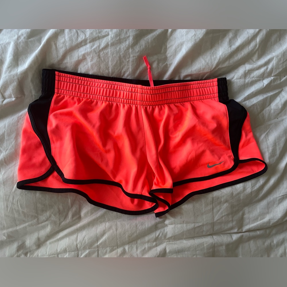 Nike Dri-Fit Bright Pink and Black Sports Shorts